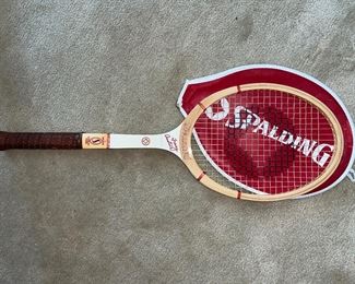 vintage tennis raquets spalding