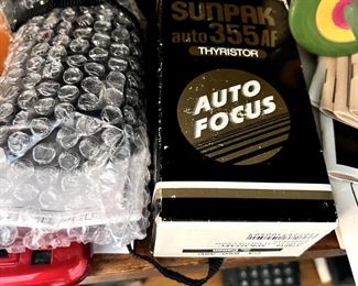 sunpack auto 355 AF auto focus thyristor
