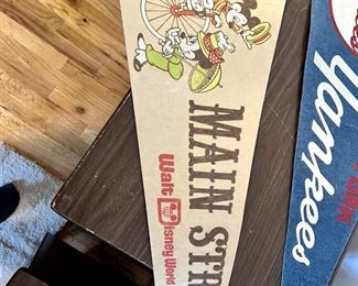 main street walt disney world pennant flag