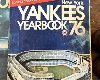 new york yankees 1976 yearbook "making of the stadium"