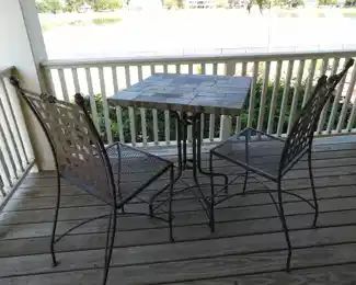 Pub table and chairs