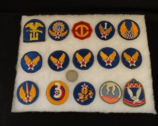 Lot of 15 Vintage WW2 Airforce Patches. 
