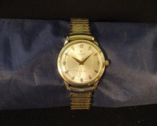 Vintage Men's Hamilton Masterpiece 10K Gold Thin-O-Matic Watch - Runs Great
