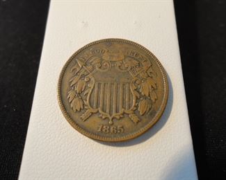1865 Two Cent Piece