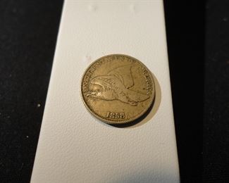 1857 Flying Eagle Cent - Large Letters