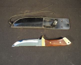Vintage Phraramhok Camp Scout #194 Field Knife with Sheath