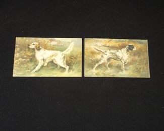 Lot of 2 Vintage "Shoot Dupont Powders" Postcards. Postmarked. 