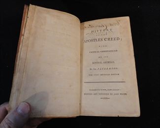 1804 The History of the Apostles Creed by John Woods