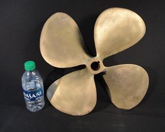 Vintage 4 Blade Bronze Columbia Tetradyne Propeller 18 16 Right 8043W