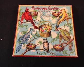 Rare 1933 Rock-A-Bye Birdies Board Game by Selchow & Righter Company