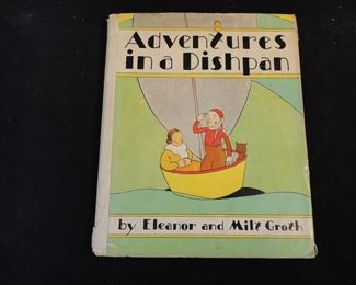 1936 First Edition Adventures in a Dishpan by Eleanor Groth. HC w/DJ.