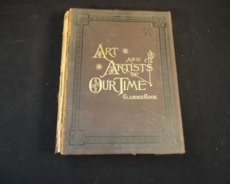 1888 Art and Artists of Our Time by Clarence Cook Volume 1 publ. by Selmar Hess