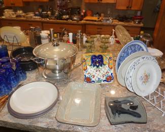 plates, glasses, kitchen