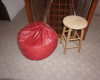 bean bag , stool