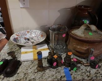 match  holder,  brass  hose connections