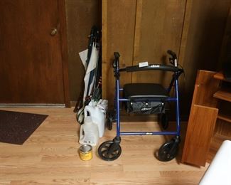 umbrellas  and  walker