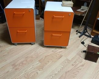 two  filing  cabinets