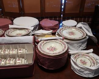 large  set  of  Noritake  china