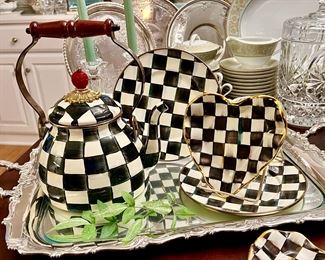 McKenzie-Childs Courtly Check pieces!