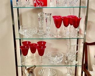 This simple lighted shelf makes everything shimmer and shine!