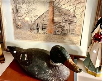 Vintage duck decoy