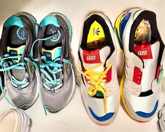 Adidas LEGO tennis shoes. 