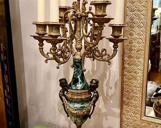 French inspired vintage candelabras. 