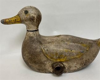 JM6044 Antique Cast Iron Figural Duck Lawn Water Sprinkler https://www.ebay.com/str/agesagoestatesales