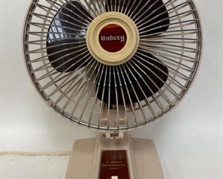 JM6045 Vintage Galaxy Personal 6 Inch Electric Fan 2 Speed Brown tested https://www.ebay.com/str/agesagoestatesales