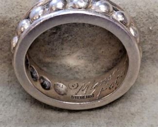 RAB3685 VINTAGE STERLING SILVER MIGNON FAGET SIZE 7.5 RING https://www.ebay.com/str/agesagoestatesales