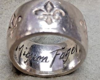 RAB3689 VINTAGE STERLING SILVER MIGNON FAGET SIZE 6.5 RING https://www.ebay.com/str/agesagoestatesales