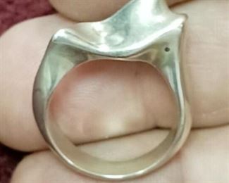 RAB3691 VINTAGE STERLING SILVER MIGNON FAGET SIZE 7.75 RING https://www.ebay.com/str/agesagoestatesales