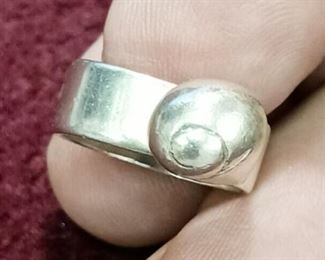 RAB3693 VINTAGE STERLING SILVER MIGNON FAGET SIZE 5 RING https://www.ebay.com/str/agesagoestatesales