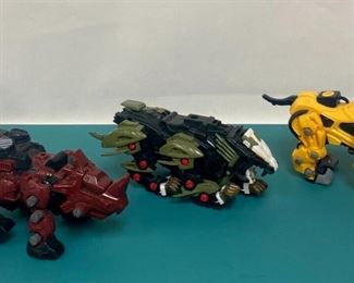 JM6017 Zoids 2002 Lot of 3 Yellow Saber Tooth, Green Liger Zero, Red Horn  https://www.ebay.com/str/agesagoestatesales