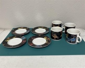 JM7043 Sakura The Masters Collection Set of 4 Saucers Espresso Cups https://www.ebay.com/str/agesagoestatesales