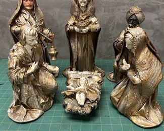 JM7049 Vintage Japanese Gold Composite Paper Mache Nativity Set https://www.ebay.com/str/agesagoestatesales