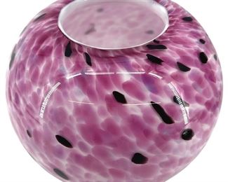 Pink Murano Art Glass Vase
