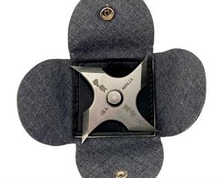 IGA Japanese Steel Ninja Star and Case
