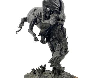 Bronze Frederic Remington The Outlaw Sculpture
