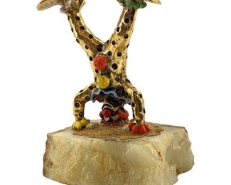 Ron Lee 24K Plated Pinky the Clown Handstand Art
