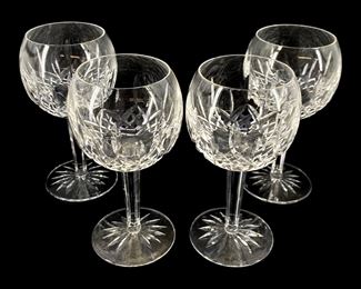 4pc. Vintage Waterford Crystal Glasses
