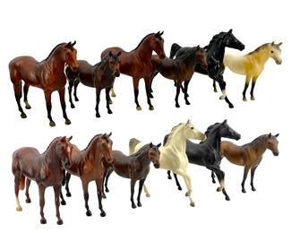 12pc. Breyer Life-Like Horse Toy Collection
