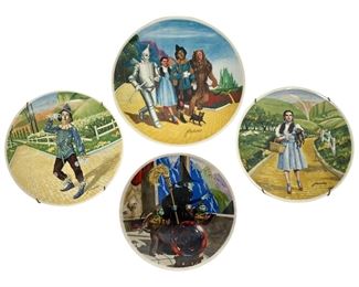 4 1979 Limited Knowles The Wizard of Oz Art Plates
