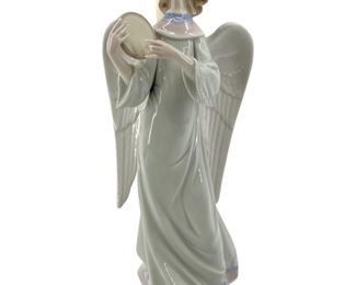 1992 Lladro Porcelain Angel with Tambourine
