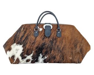 Large Vintage Cowhide Purse
