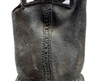 Antique African Leather Water Flask
