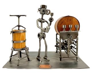 Hinz & Kunst Recycled Metal Winemaker
