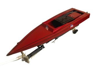 Easy Vee Large RC Vintage Model Motorized Boat
