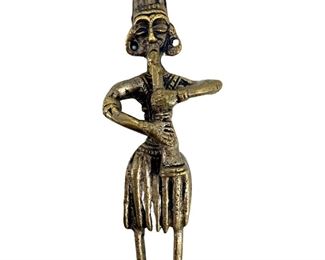 Hand Crafted Indian Pewter Magician
