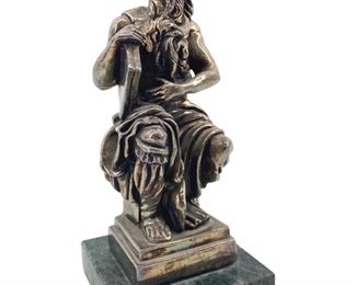 Vintage Moses Sterling Silver Sculpture
